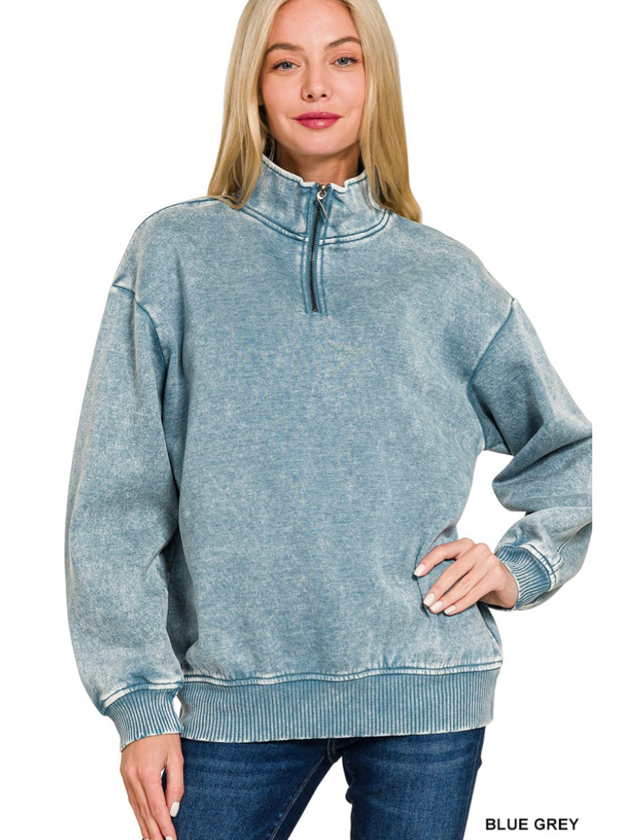 Adeline Zip Pullover