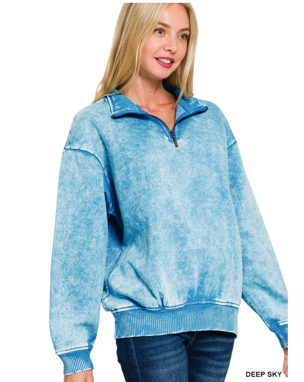 Adeline Zip Pullover