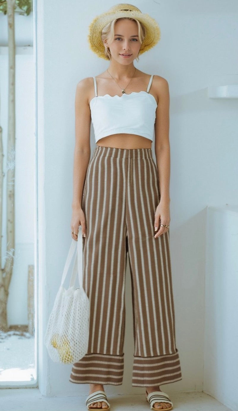 Mocha Ribbed Pants