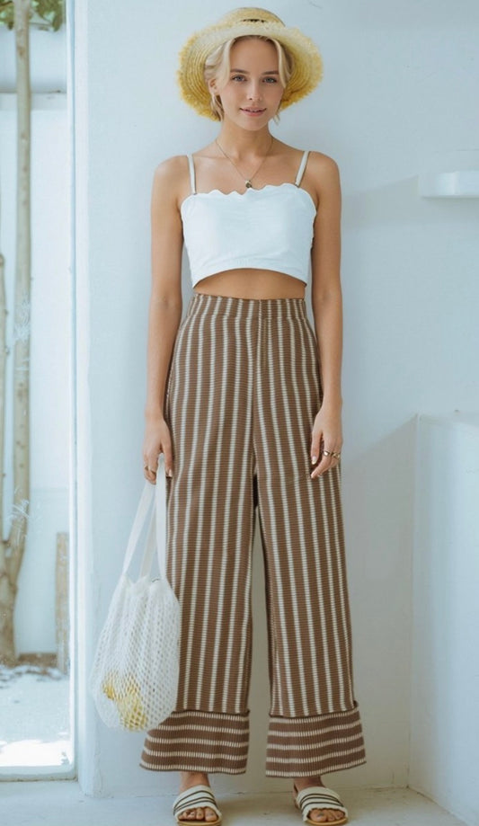 Mocha Ribbed Pants