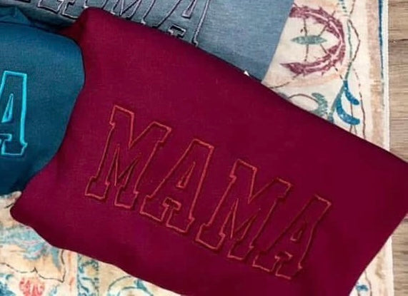 Mama Embroidered Crewneck