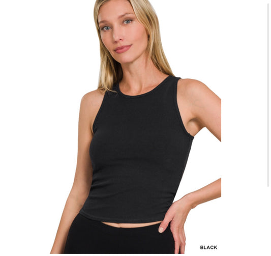 Elora Rib Padded Tank