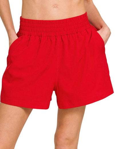 Soft Pocketed Athletic Shorts