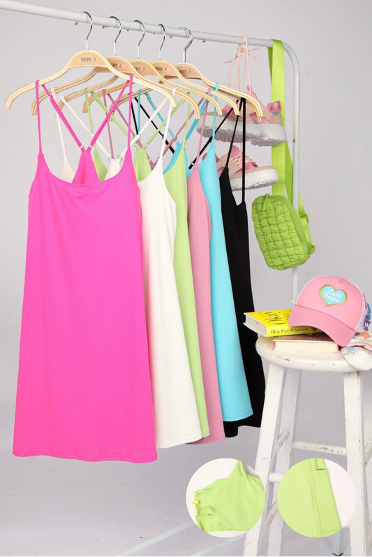 Active Dress with Unitard Liner
