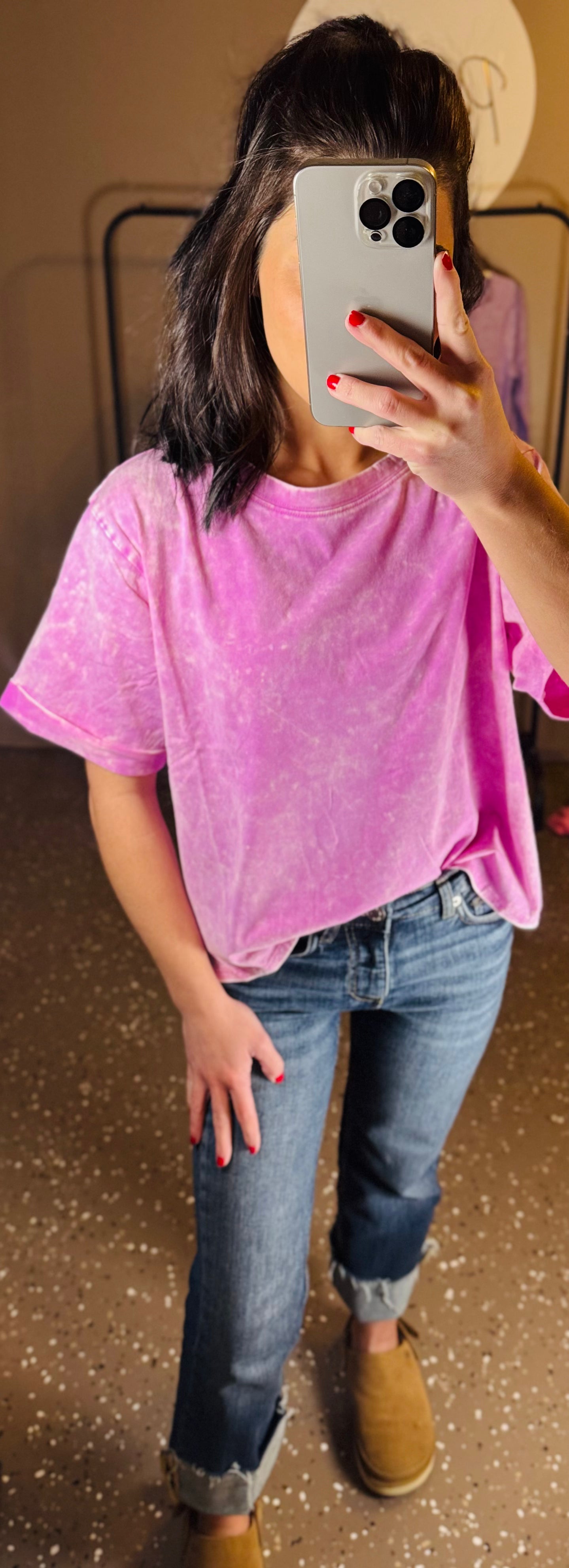 Linden Acid Cropped Tee