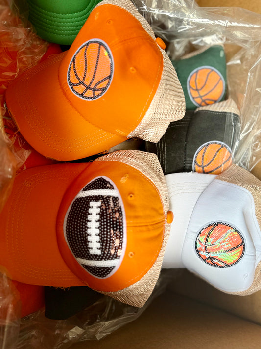Football Sparkle Vintage Hat