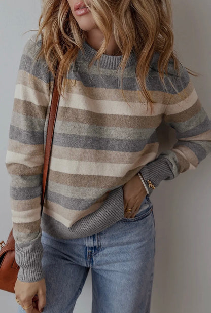 Striped Toned Sweater
