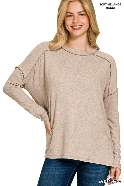 Soft Hi-Low Long Sleeve