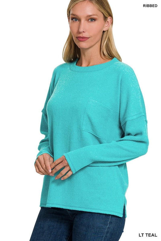 Hadley Ribbed Long Sleeve