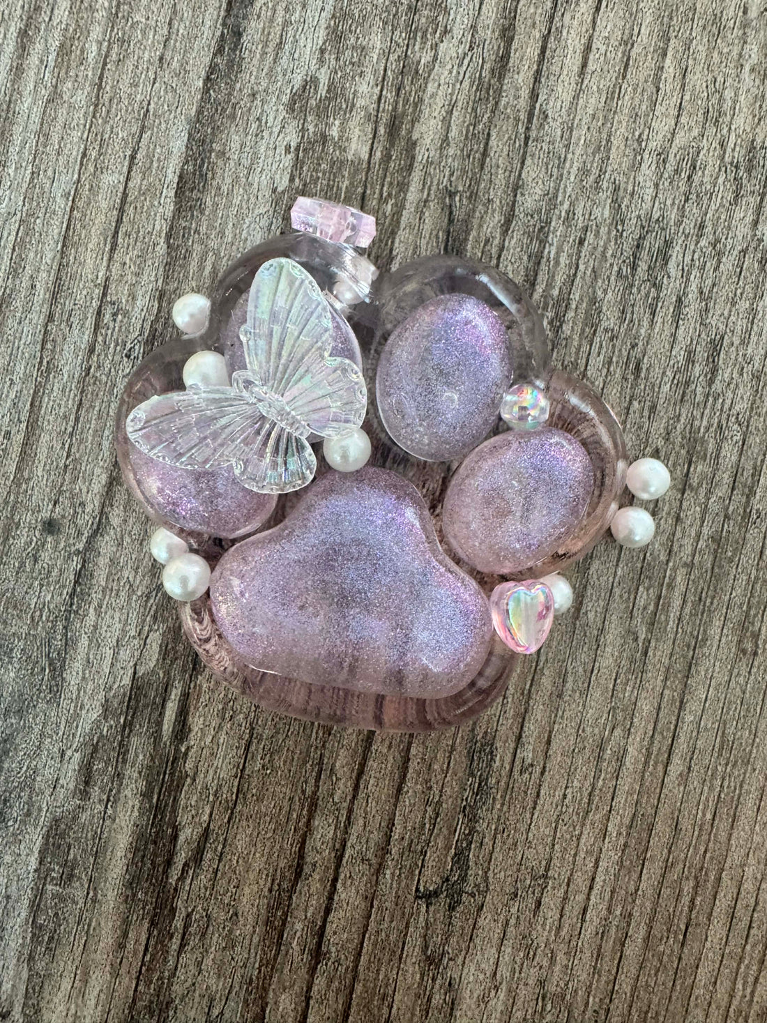 Pink Butterfly Paw Squishy
