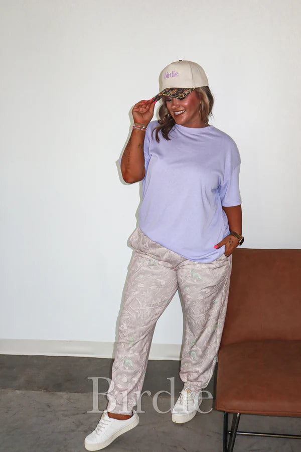 Relaxed Lilac Boyfriend Tee