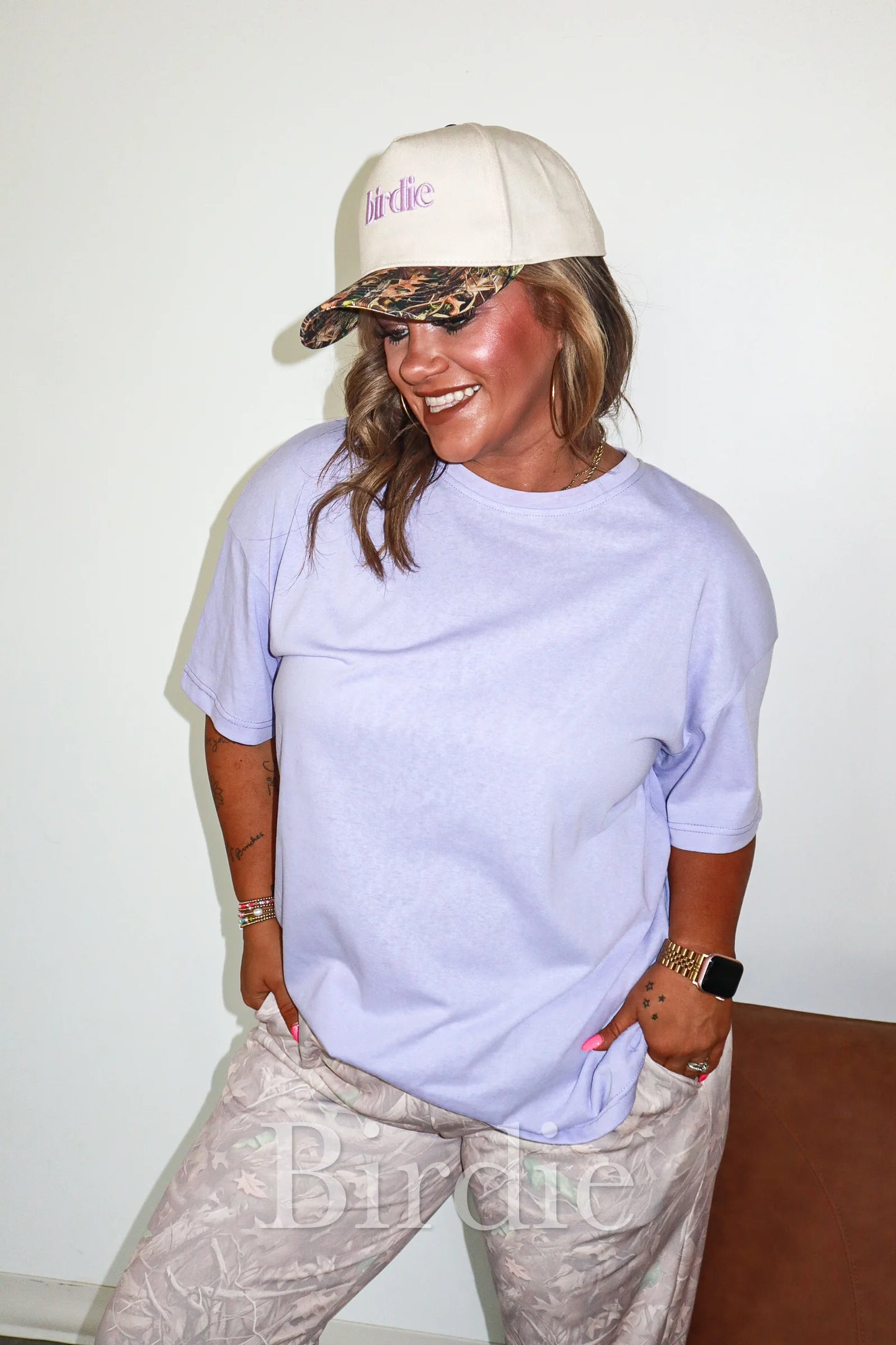 Relaxed Lilac Boyfriend Tee