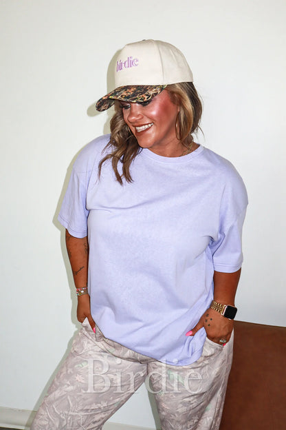 Relaxed Lilac Boyfriend Tee