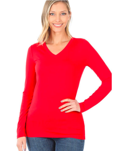Aspen Long Sleeve V-Neck