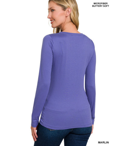 Aspen Long Sleeve V-Neck