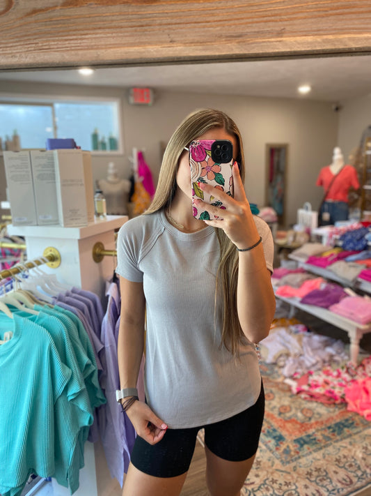Baby waffle short sleeve