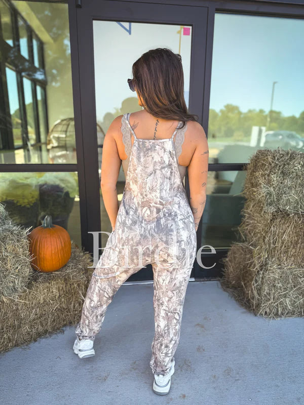 One Piece Jumpsuit in Dark Camo