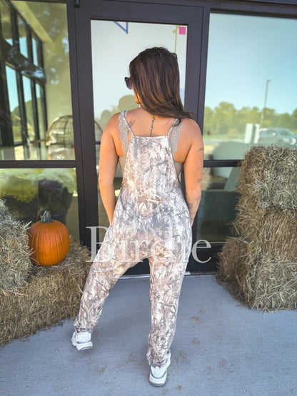 One Piece Jumpsuit in Dark Camo