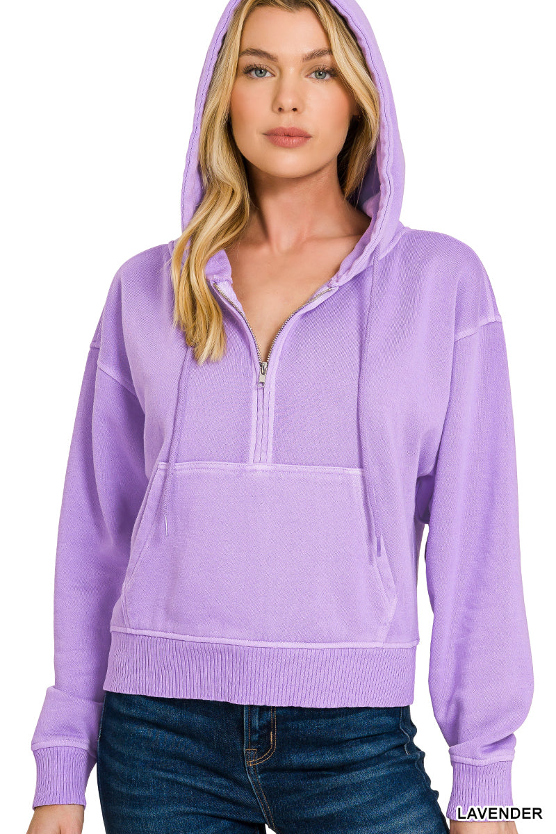 Lavender Half Zip