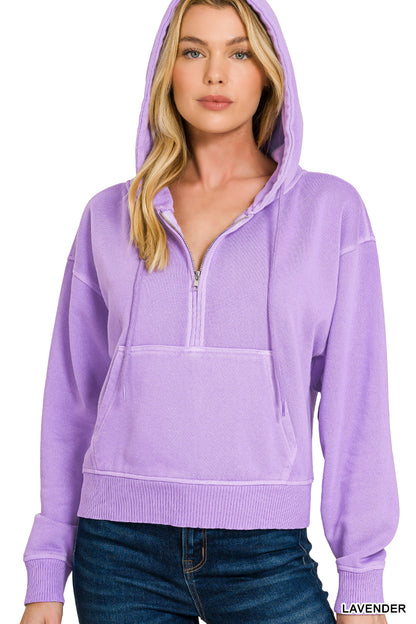 Lavender Half Zip
