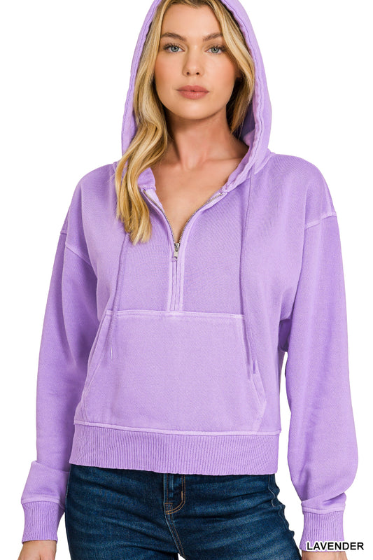 Lavender Half Zip