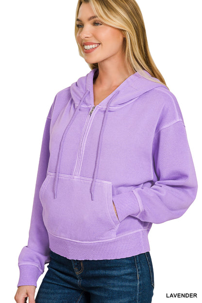 Lavender Half Zip