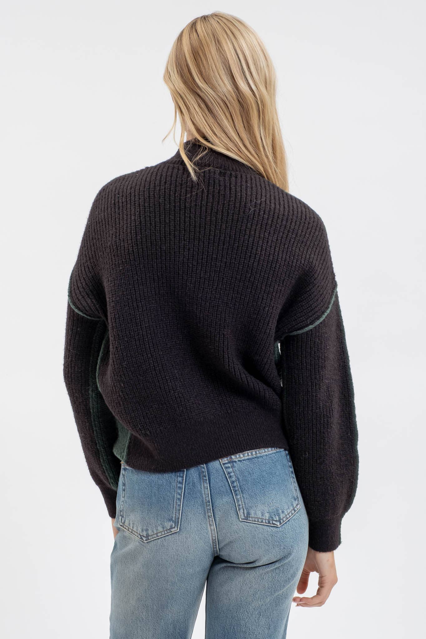 Jaylene Colorblock Knit Sweater