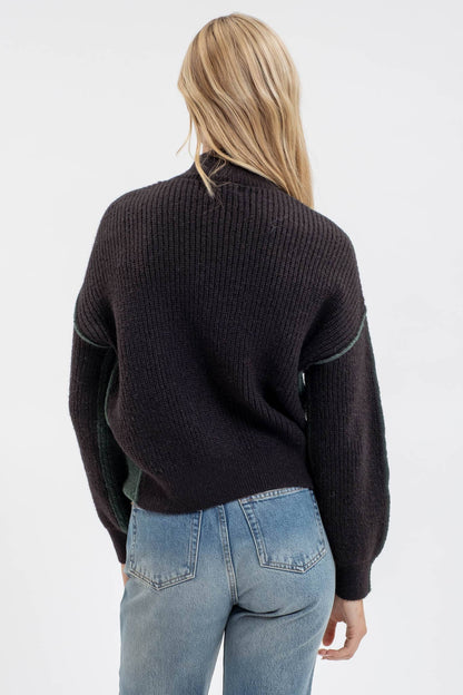 Jaylene Colorblock Knit Sweater