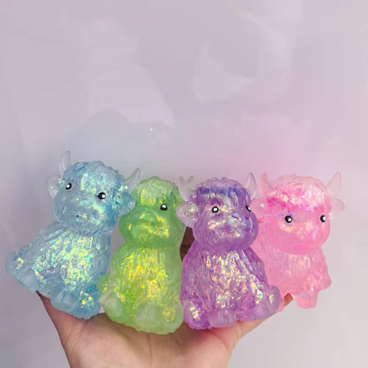 Highland Cow Squishy Squeeze Toy Fidget Toy