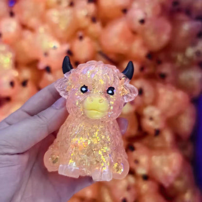 Highland Cow Squishy Squeeze Toy Fidget Toy