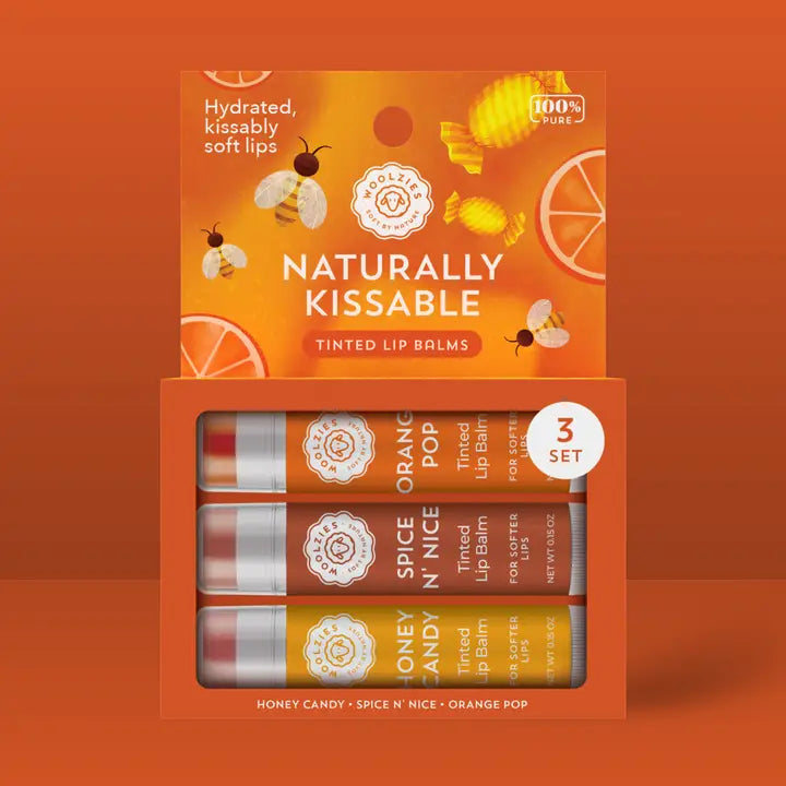 Naturally Kissable Lip Balm Set of 3
