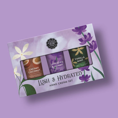 Lush & Hydrated Shea Butter Hand Cream Set