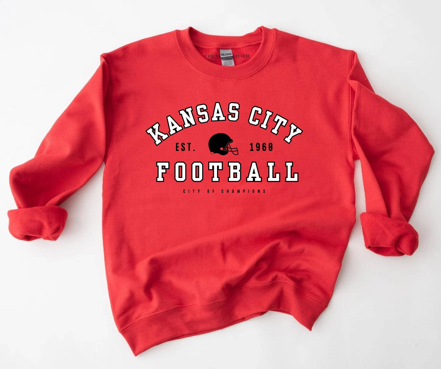 CREW | KANSAS CITY FOOTBALL HELMET + CITY OF CHAMPIONS