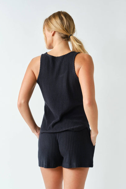 Softcore Ribbed Lounge Tank Top