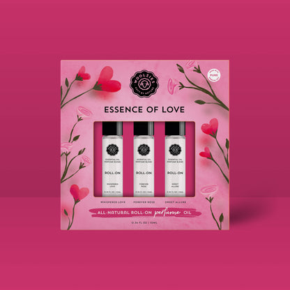 Essence of Love Natural Perfume Roll-On Set