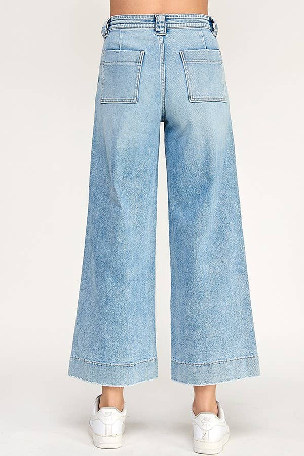 Soft Touch High Rise Wide Leg Trouser