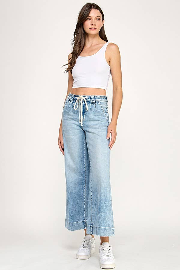 Soft Touch High Rise Wide Leg Trouser