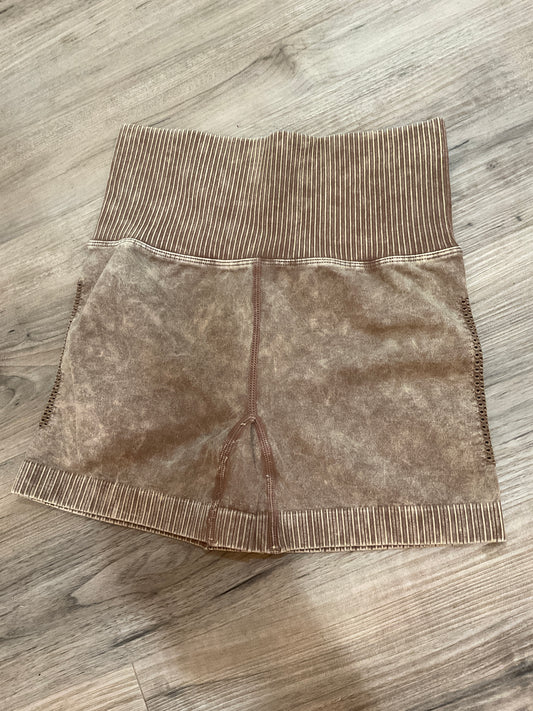 High waisted biker shorts