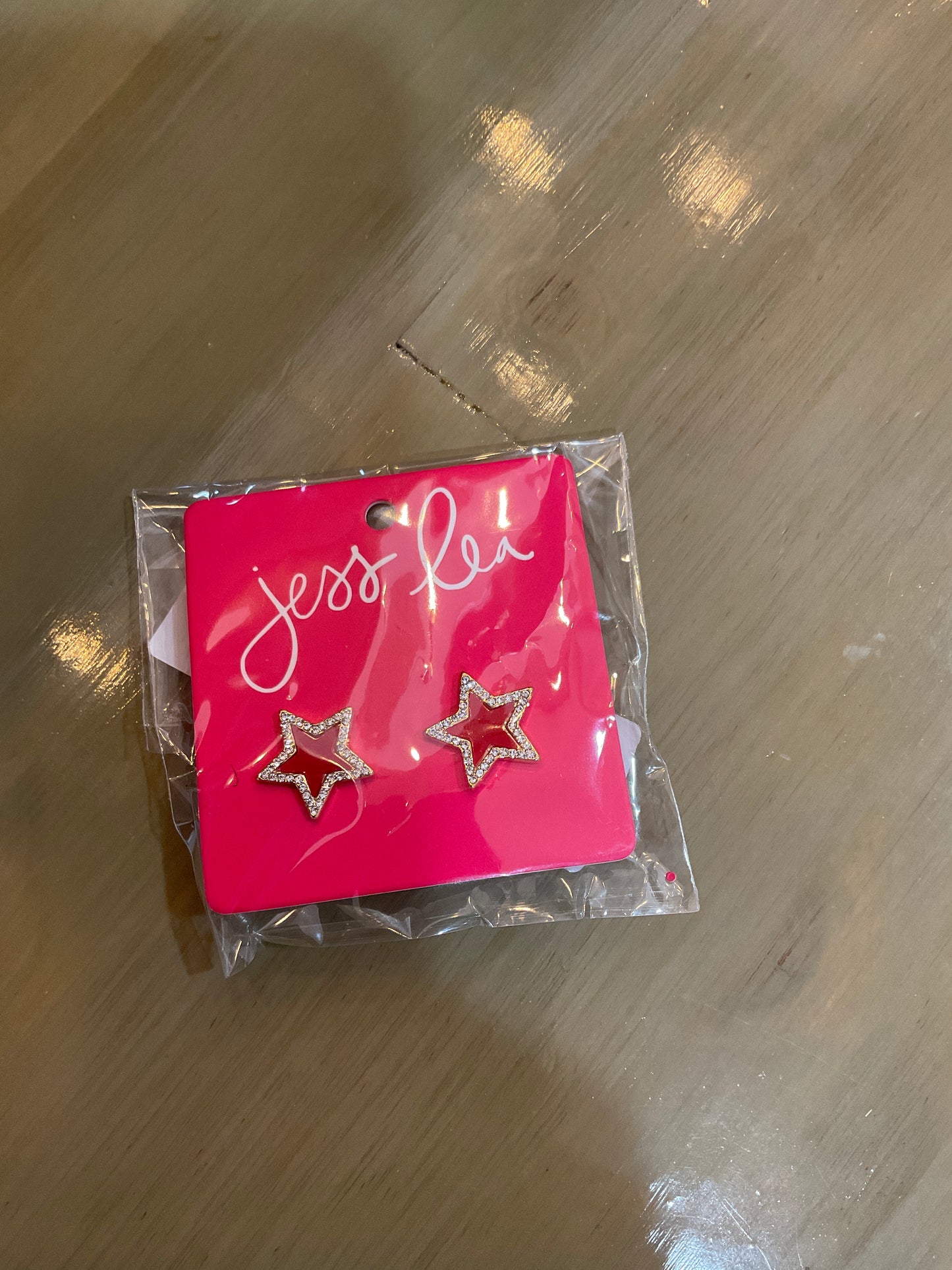 Star spangled stud earrings