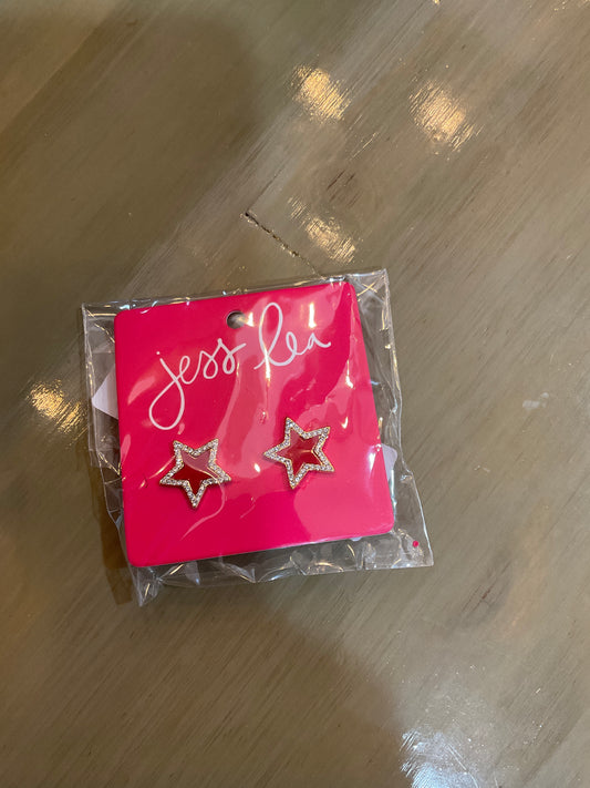 Star spangled stud earrings