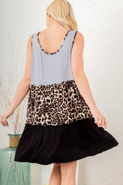 Leopard Ruffle Dress