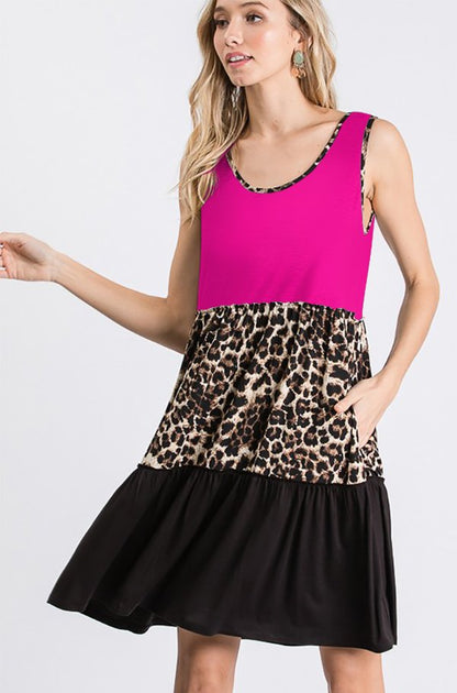 Leopard Ruffle Dress