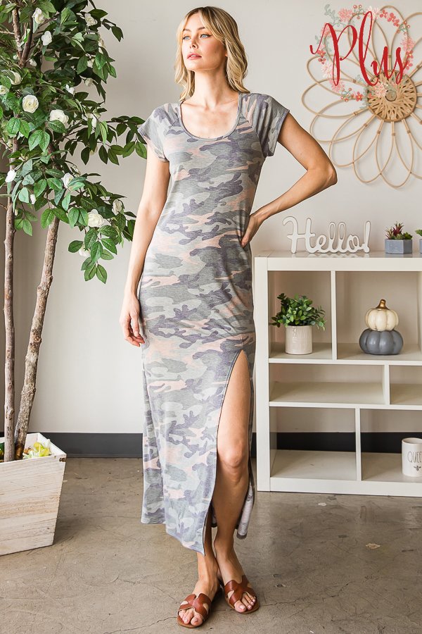 Camo Maxi Dress