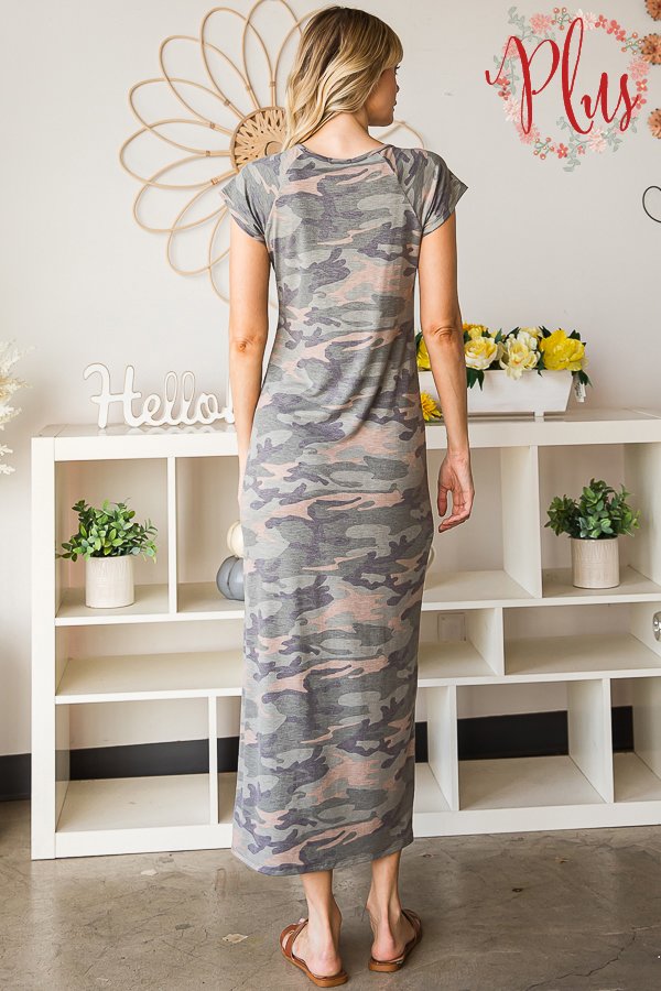 Camo Maxi Dress