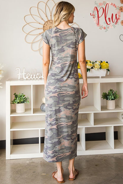 Camo Maxi Dress